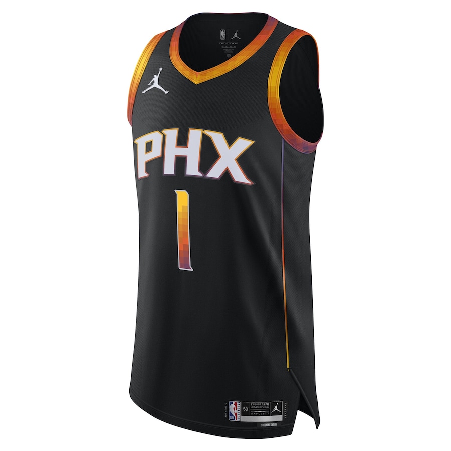 Men's Phoenix Suns Devin Booker Jordan Brand Black Authentic Player Jersey - myjerseyhub