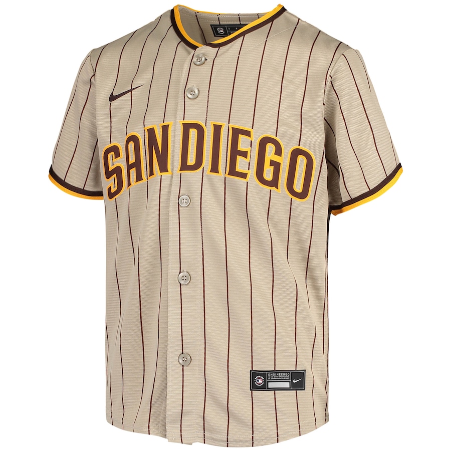 Youth San Diego Padres Fernando Tatis Jr. Tan Alternate Replica Player Jersey - myjerseyhub