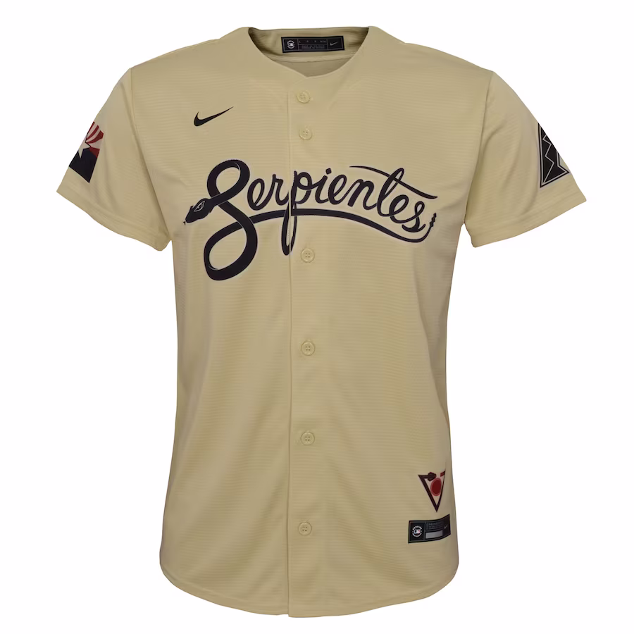 Youth Arizona Diamondbacks Madison Bumgarner Nike Sand City Connect Replica Player Jersey - myjerseyhub