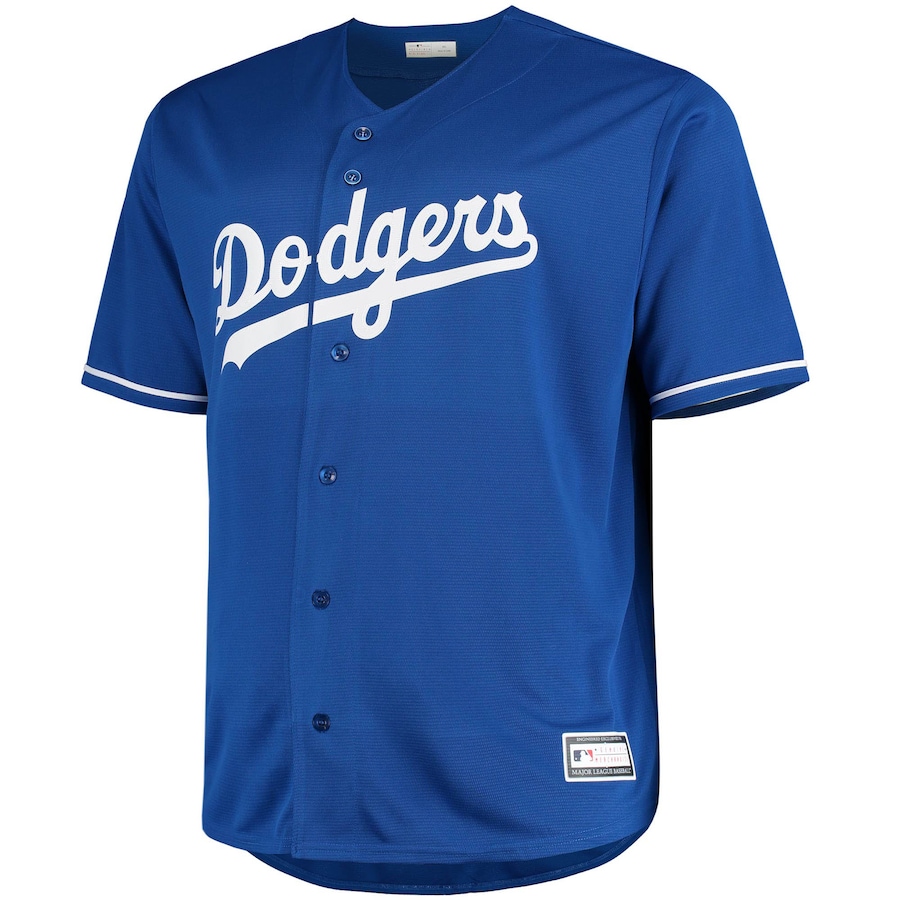 Men's Los Angeles Dodgers Royal Big & Tall Replica Alternate Team Jersey - myjerseyhub
