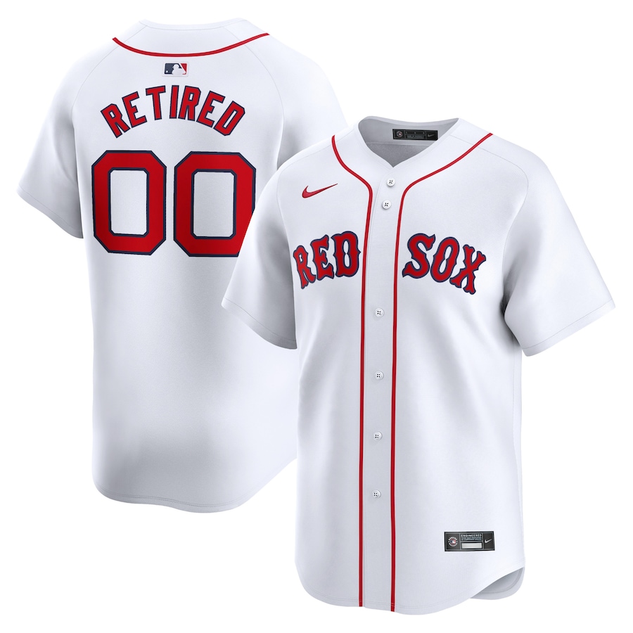 Men's Boston Red Sox Nike White Home Limited Pick-A-Player Retired Roster Jersey - myjerseyhub