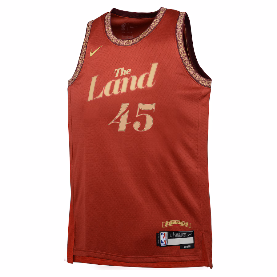 Youth Cleveland Cavaliers Donovan Mitchell Nike Wine Swingman Replica Jersey - City Edition - myjerseyhub