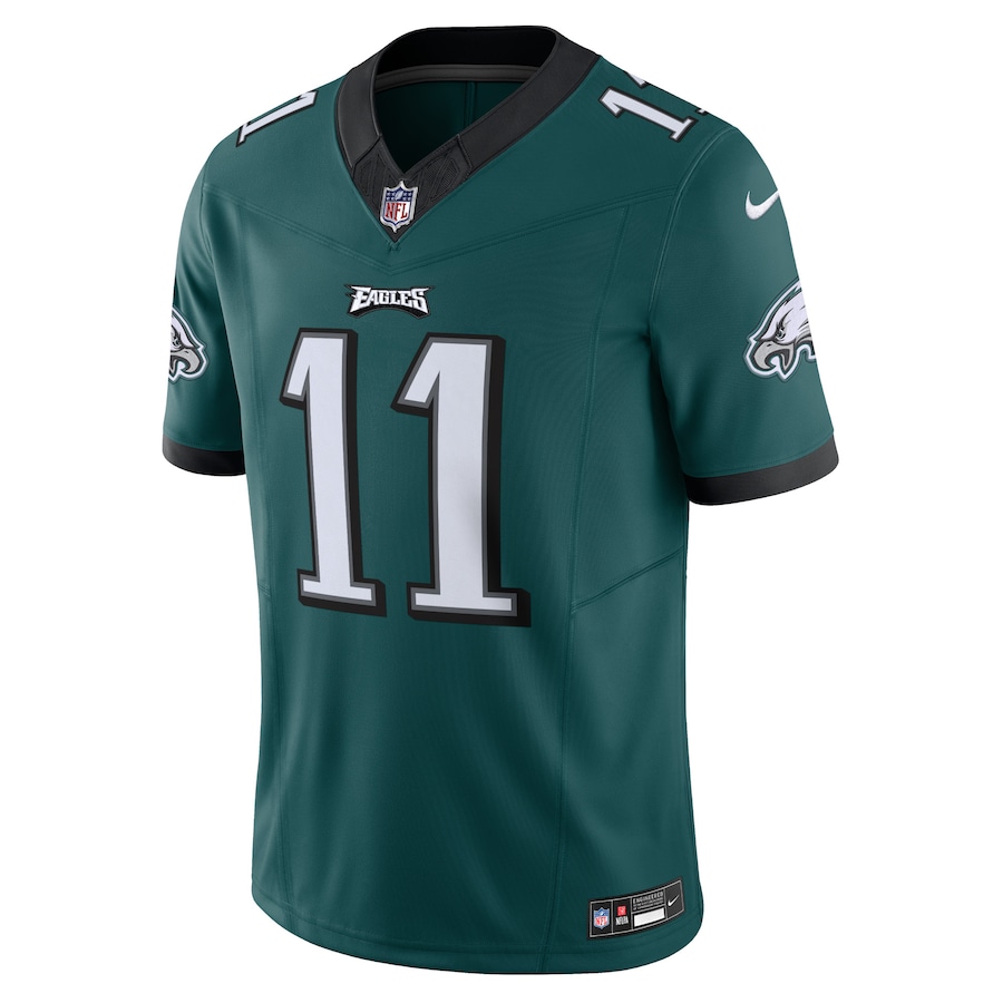 Mens Philadelphia Eagles A.J. Brown Green Vapor F.U.S.E. Limited Jersey - myjerseyhub
