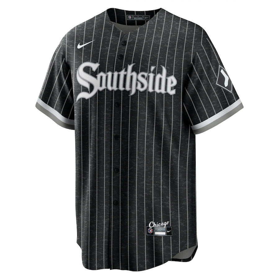 Men's Chicago White Sox Yoan Moncada Nike Black City Connect Replica Player Jersey - myjerseyhub