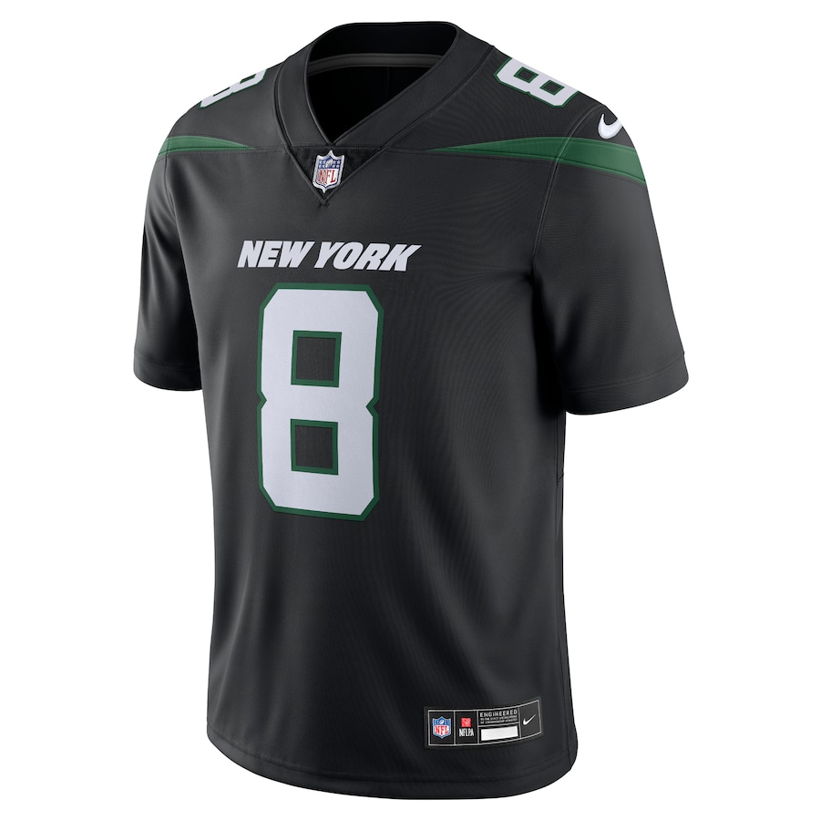 Mens New York Jets Aaron Rodgers Black Vapor Untouchable Limited Jersey - myjerseyhub