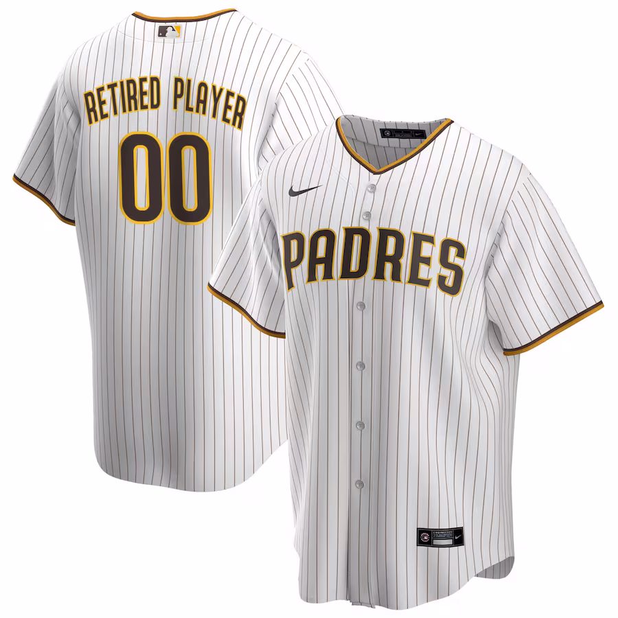 Men's San Diego Padres Nike White Home Pick-A-Player Retired Roster Replica Jersey - myjerseyhub