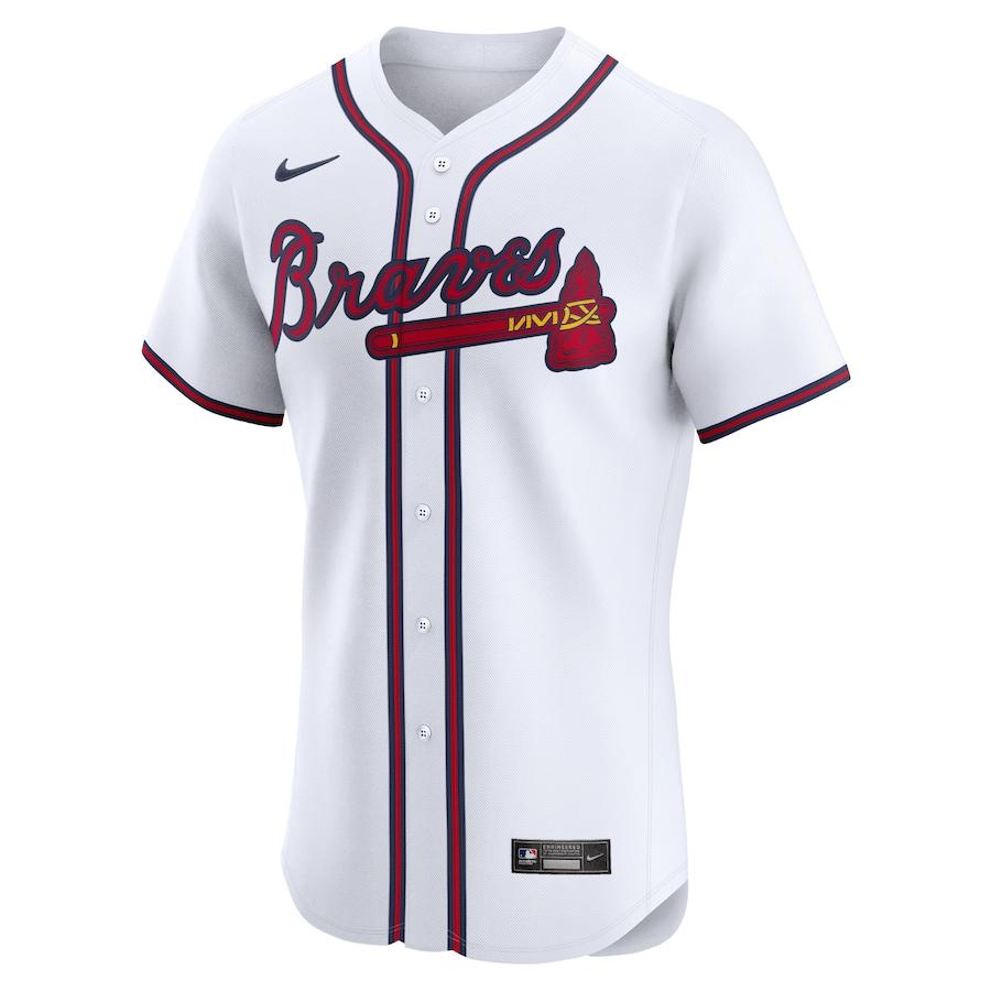 Women's Atlanta Braves Joe Jimenez Nike White Home Elite Player Jersey - myjerseyhub
