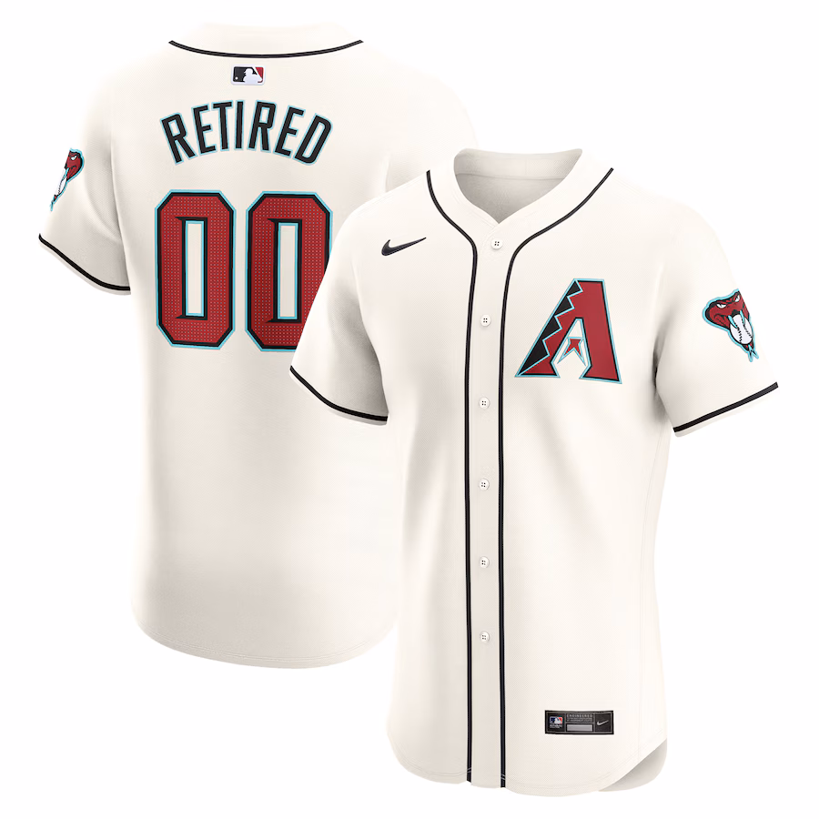 Women's Arizona Diamondbacks Nike White Home Elite Pick-A-Player Retired Roster Jersey - myjerseyhub