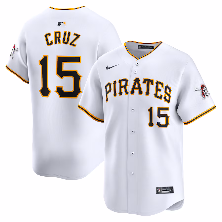 Youth Pittsburgh Pirates Oneil Cruz Nike White Home Limited Player Jersey - myjerseyhub