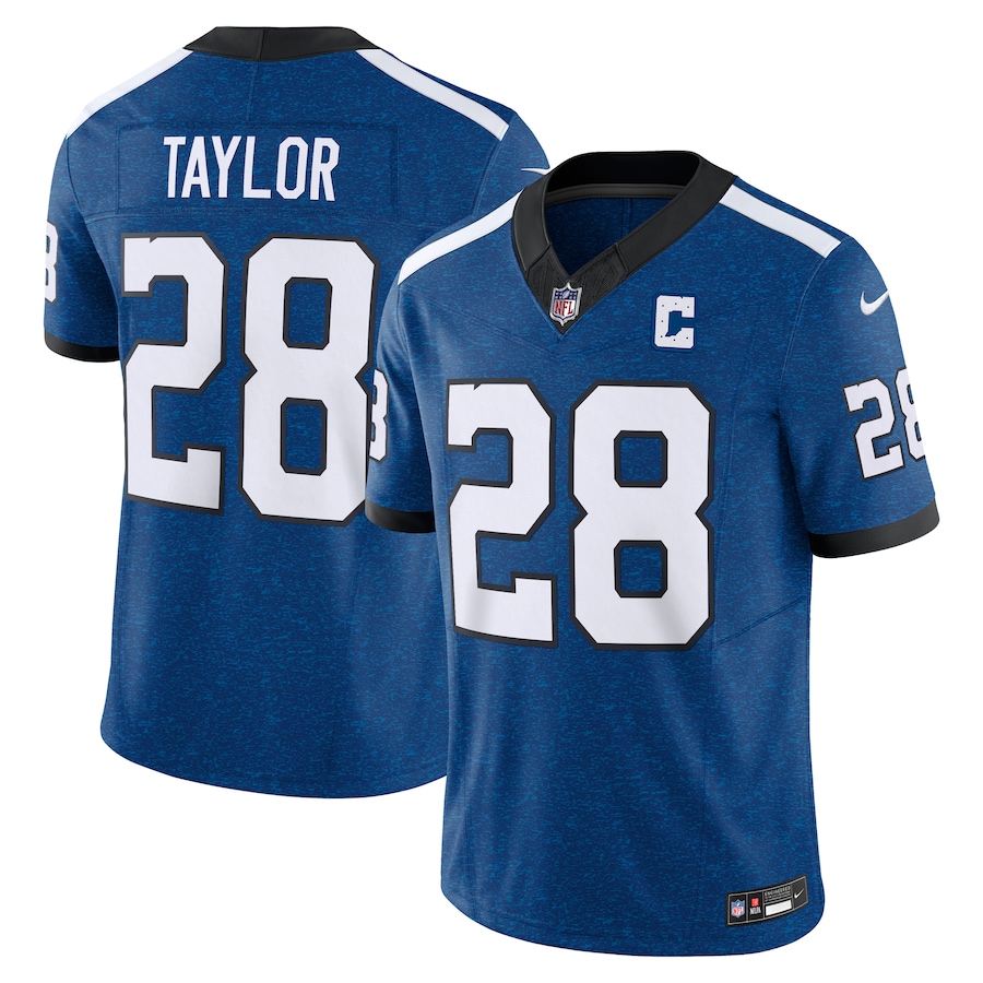 Mens Indianapolis Colts Jonathan Taylor Blue Vapor F.U.S.E. Limited Jersey - myjerseyhub