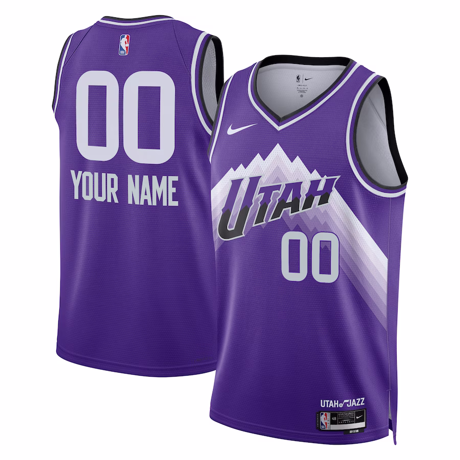 Unisex Utah Jazz Nike Purple 2023/24 Custom Swingman Jersey - City Edition - myjerseyhub