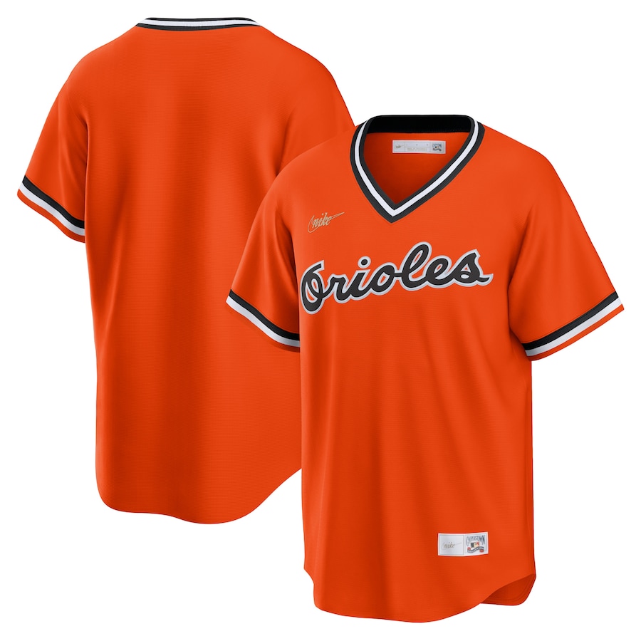 Men's Baltimore Orioles Orange Alternate Cooperstown Collection Team Jersey - myjerseyhub