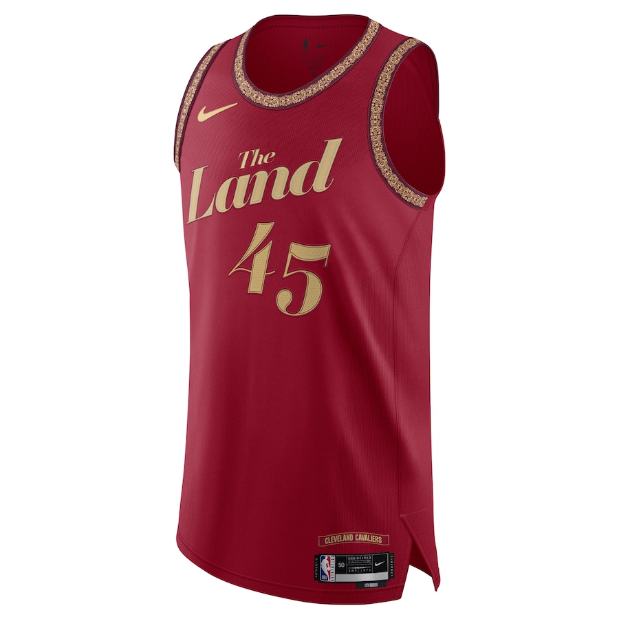 Men's Cleveland Cavaliers Donovan Mitchell Nike Wine Authentic Jersey - City Edition - myjerseyhub