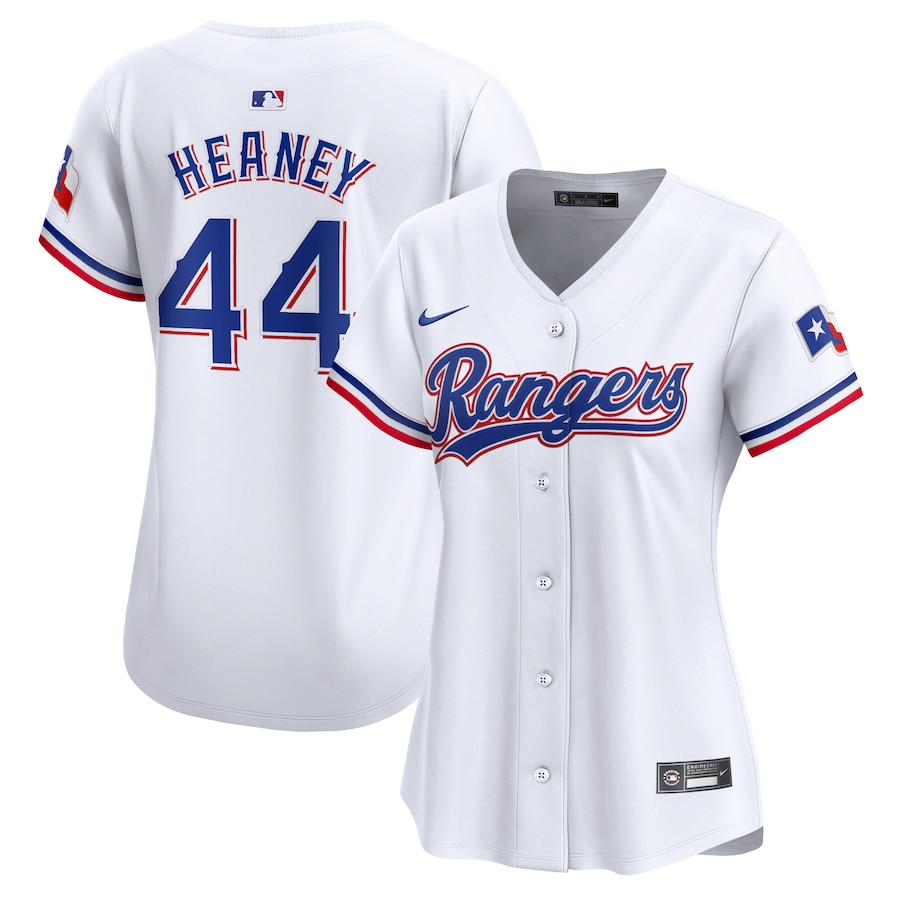Youth Texas Rangers Andrew Heaney Nike White Home Limited Player Jersey - myjerseyhub