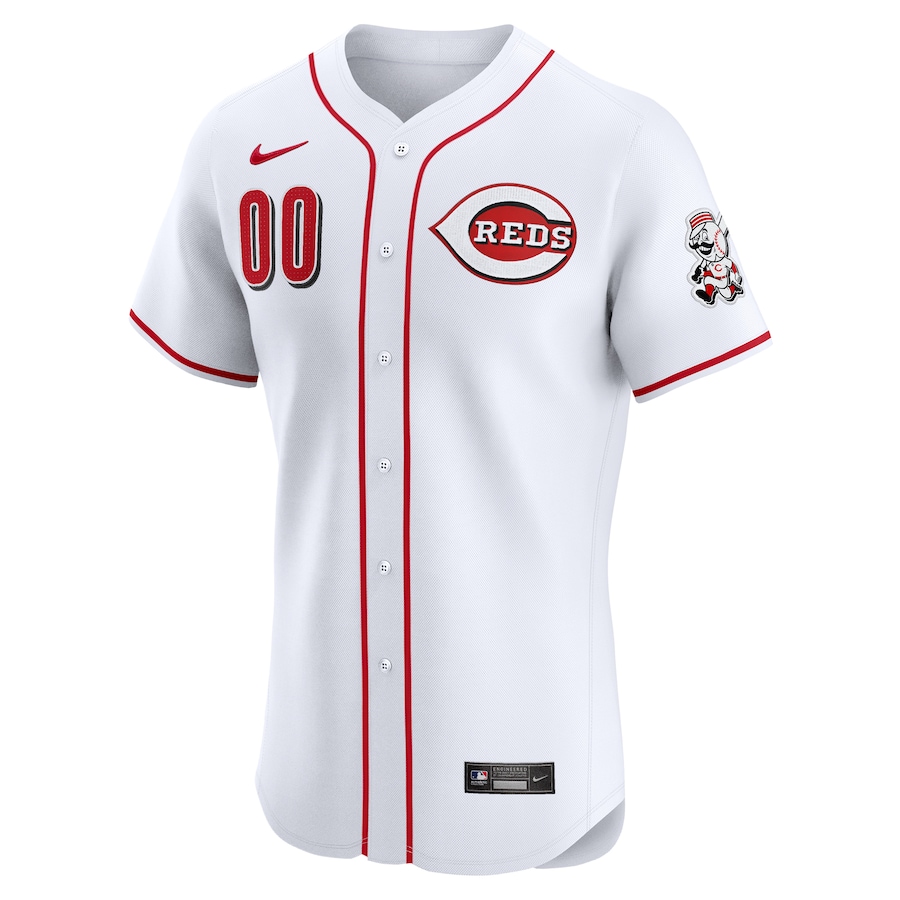 Men's Cincinnati Reds White Home Elite Pick-A-Player Retired Roster Jersey - myjerseyhub