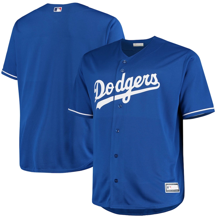 Men's Los Angeles Dodgers Royal Big & Tall Replica Alternate Team Jersey - myjerseyhub
