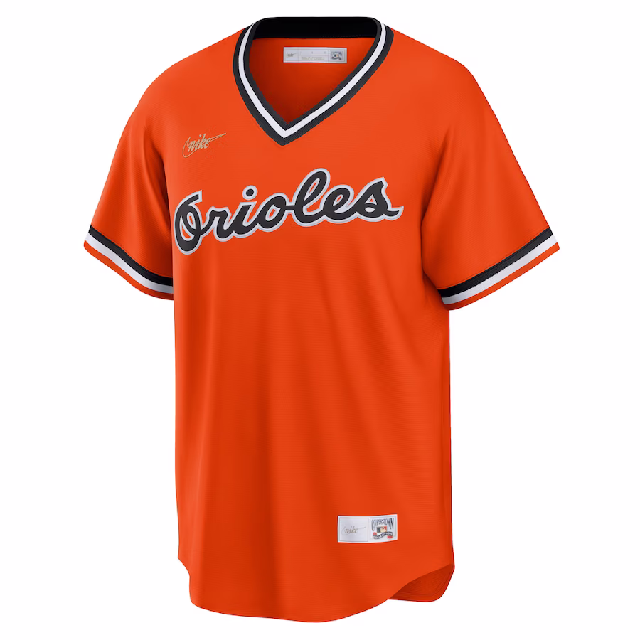 Men's Baltimore Orioles Nike Orange Alternate Cooperstown Collection Team Jersey - myjerseyhub