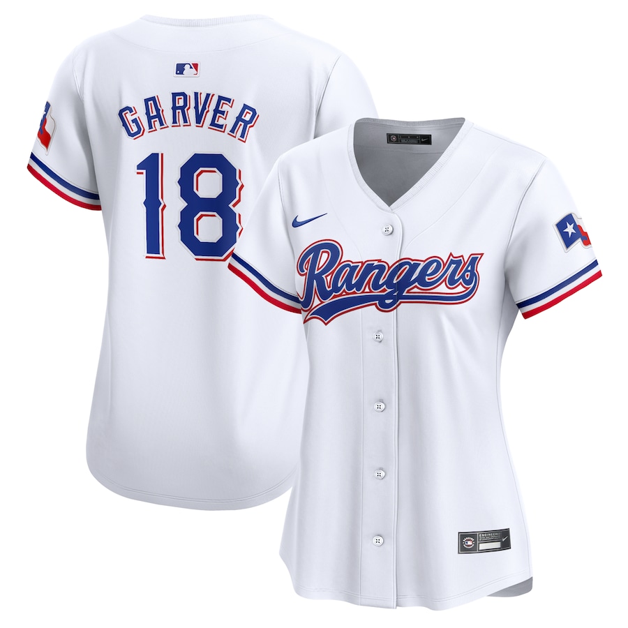 Youth Texas Rangers Mitch Garver Nike White Home Limited Player Jersey - myjerseyhub