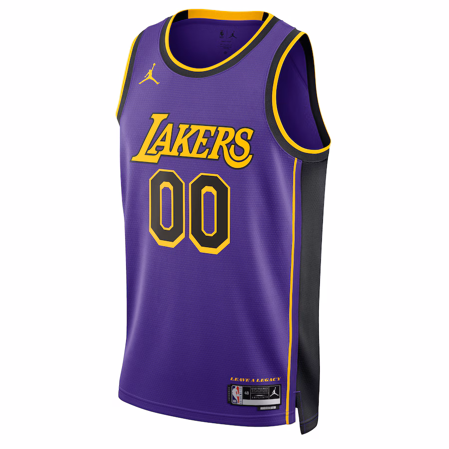 Unisex Los Angeles Lakers Jordan Brand Purple 2022/23 Swingman Custom Jersey - Statement Edition - myjerseyhub
