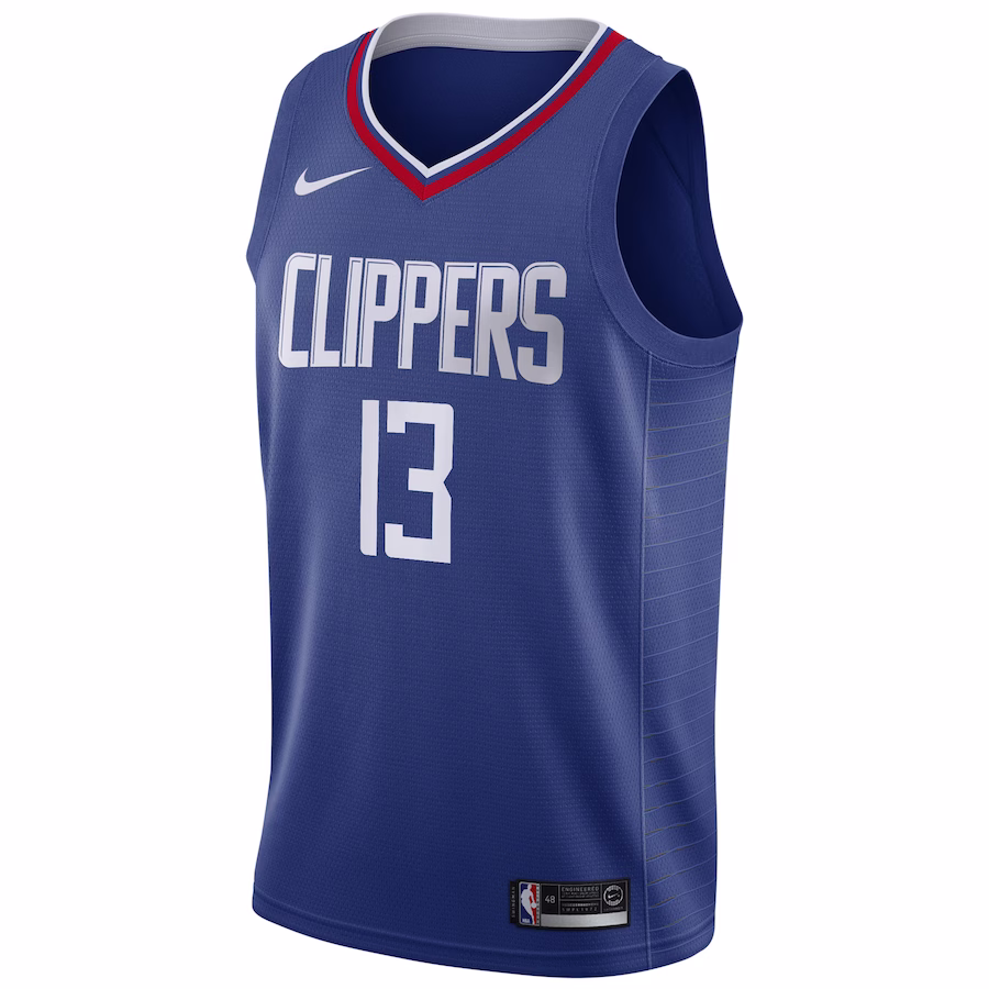 Men's LA Clippers Paul George Nike Blue 2019/20 Swingman Jersey - Icon Edition - myjerseyhub