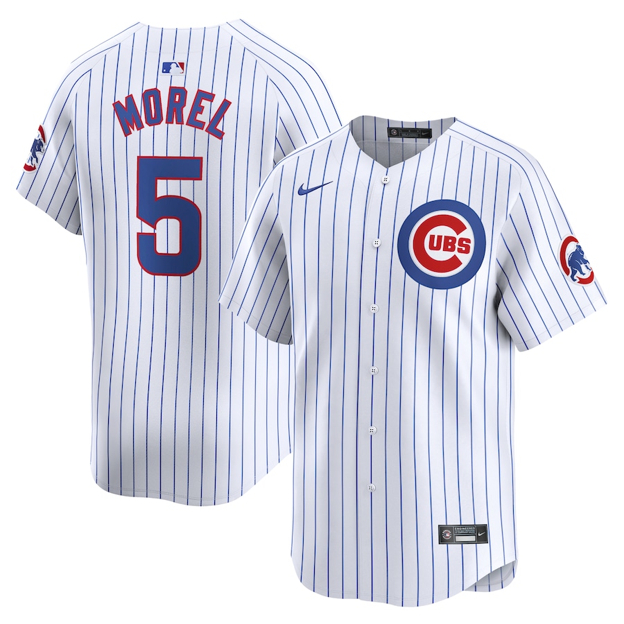 Men's Chicago Cubs Christopher Morel White Home Limited Player Jersey - myjerseyhub