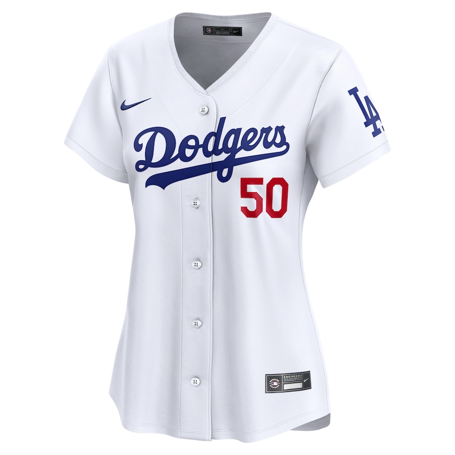 Women's Los Angeles Dodgers Mookie Betts White Home Limited Player Jersey - myjerseyhub