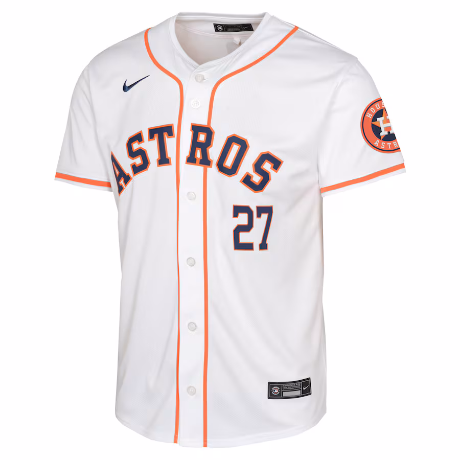 Men's Houston Astros Jose Altuve Nike White Home Limited Player Jersey - myjerseyhub
