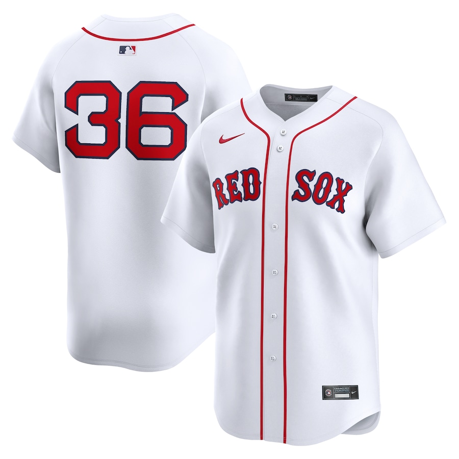 Men's Boston Red Sox Triston Casas Nike White Home Limited Player Jersey - myjerseyhub