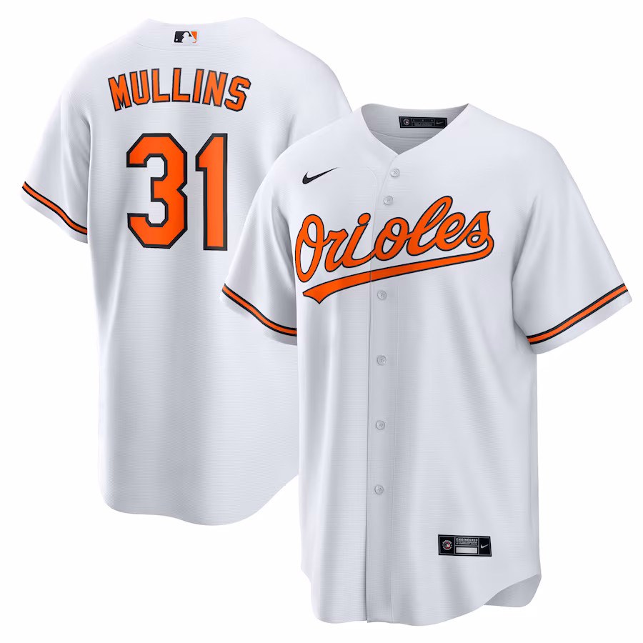 Men's Baltimore Orioles Cedric Mullins Nike White Replica Player Jersey - myjerseyhub
