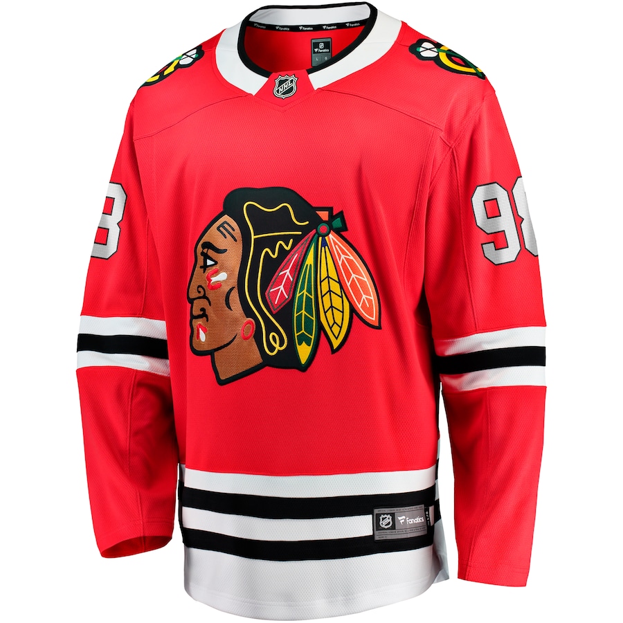 Connor Bedard Chicago Blackhawks Fanatics Home Breakaway Player Jersey - Red - myjerseyhub