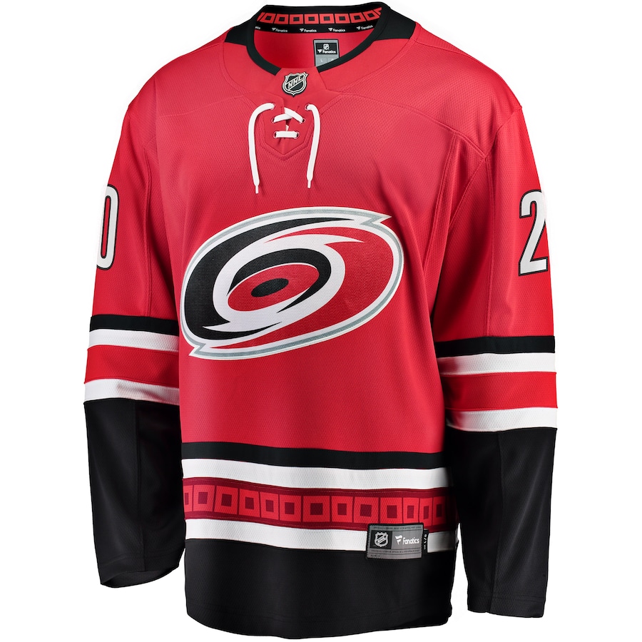 Sebastian Aho Carolina Hurricanes Fanatics Alternate Breakaway Player Jersey - Red - myjerseyhub