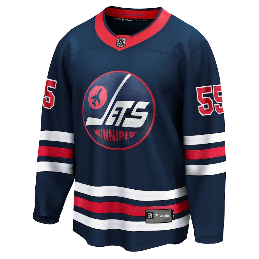 Mark Scheifele Winnipeg Jets Fanatics Alternate Premier Breakaway Player Jersey - Navy - myjerseyhub