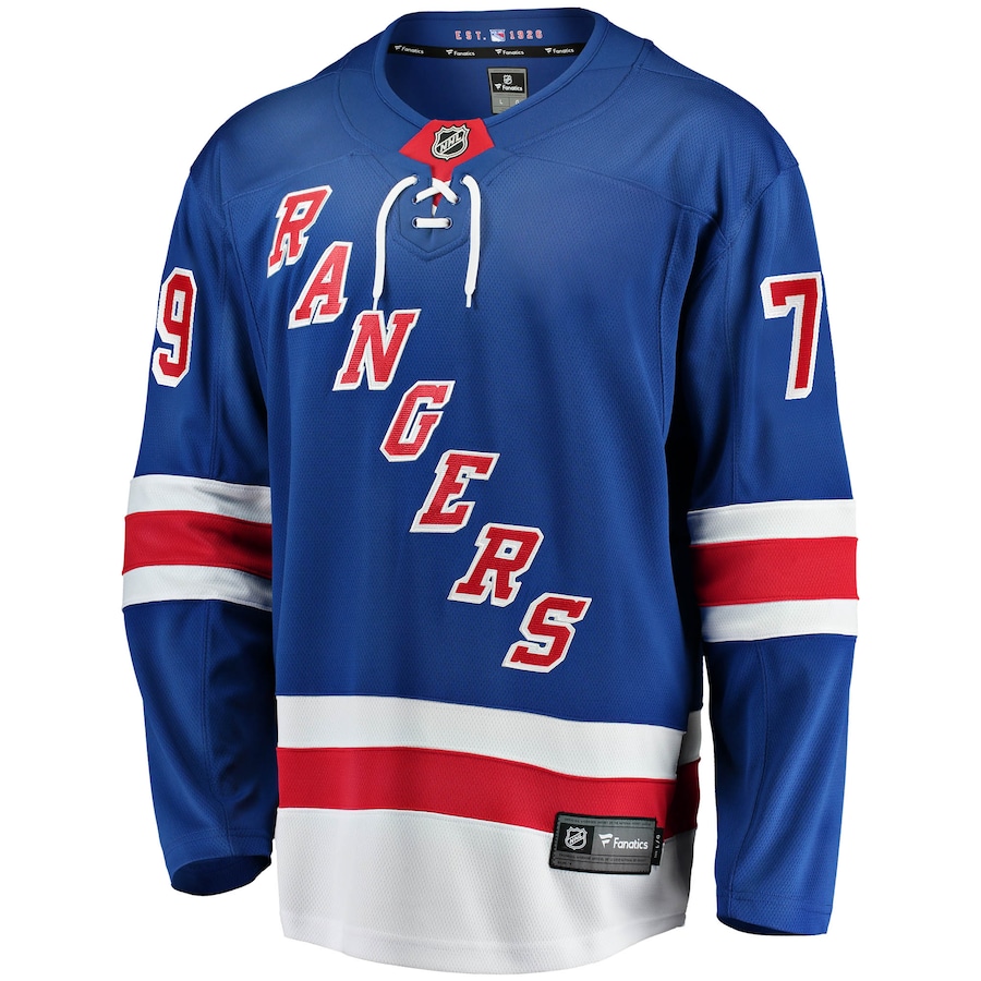 K'Andre Miller New York Rangers Fanatics Home Breakaway Replica Jersey - Blue - myjerseyhub