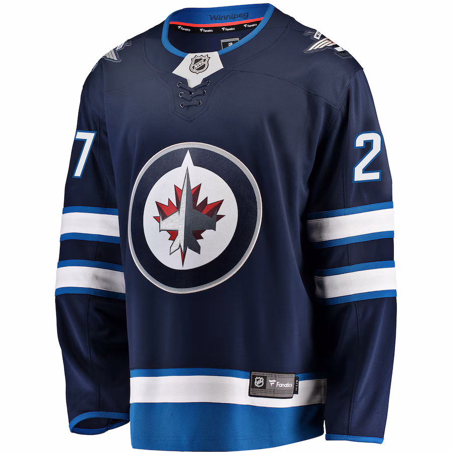 Nikolaj Ehlers Winnipeg Jets Fanatics Breakaway Replica Jersey - Navy - myjerseyhub