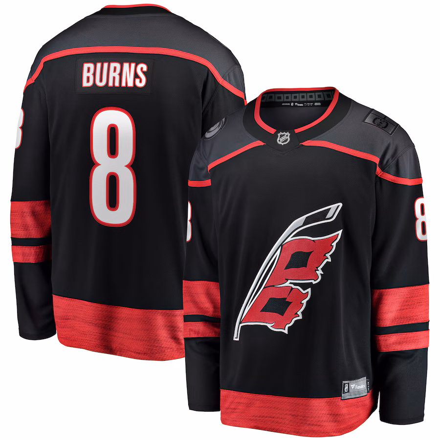 Brent Burns Carolina Hurricanes Fanatics Home Breakaway Player Jersey - Black - myjerseyhub