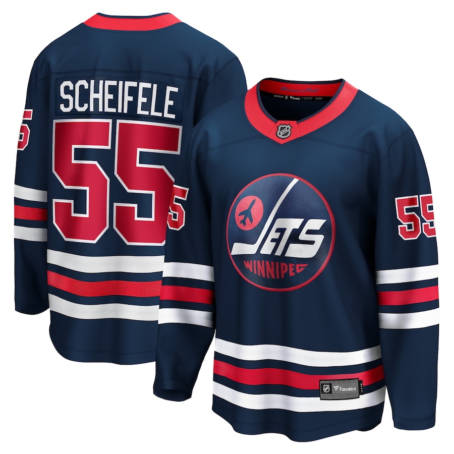 Mark Scheifele Winnipeg Jets Fanatics Alternate Premier Breakaway Player Jersey - Navy - myjerseyhub