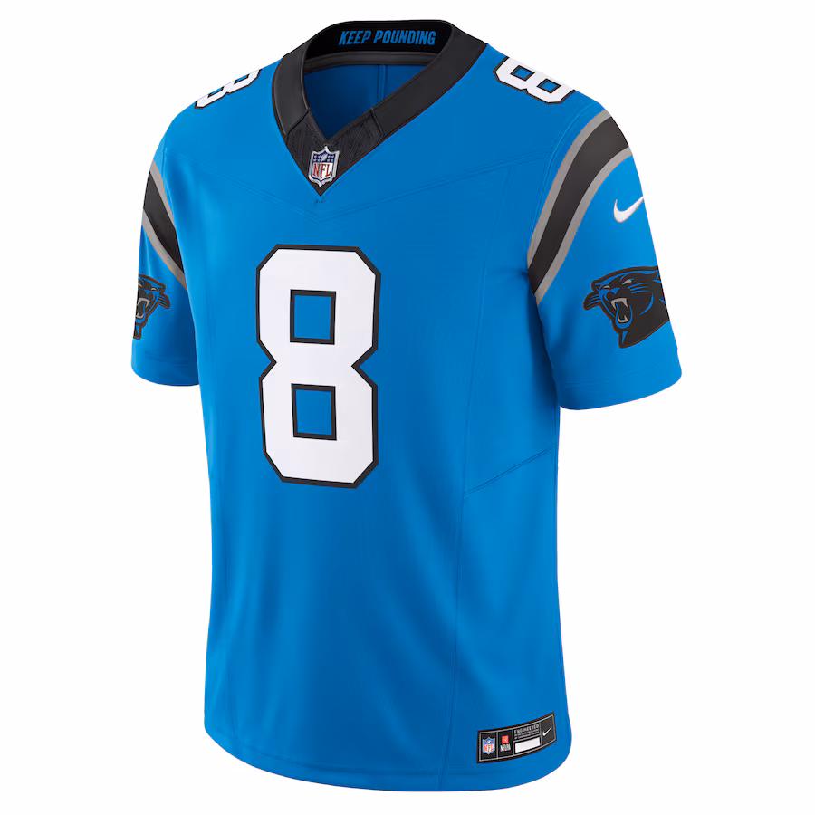 Jaycee Horn Carolina Panthers Nike Vapor F.U.S.E. Limited Jersey - Blue - myjerseyhub