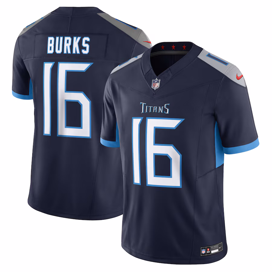 Treylon Burks Tennessee Titans Nike Vapor F.U.S.E. Limited Jersey - Navy - myjerseyhub