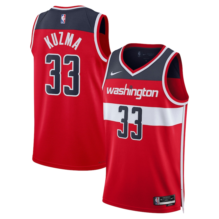Kyle Kuzma Washington Wizards Nike Unisex Swingman Jersey - Icon Edition - Red - myjerseyhub