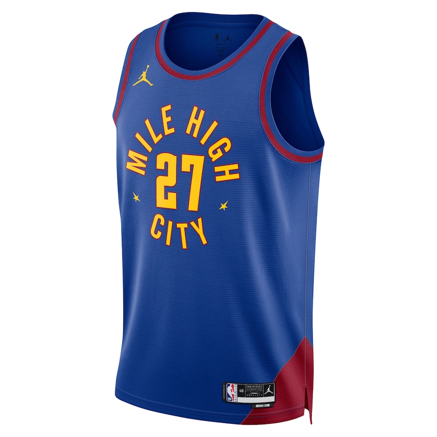 Jamal Murray Denver Nuggets Jordan Brand Unisex Swingman Jersey - Statement Edition - Blue - myjerseyhub