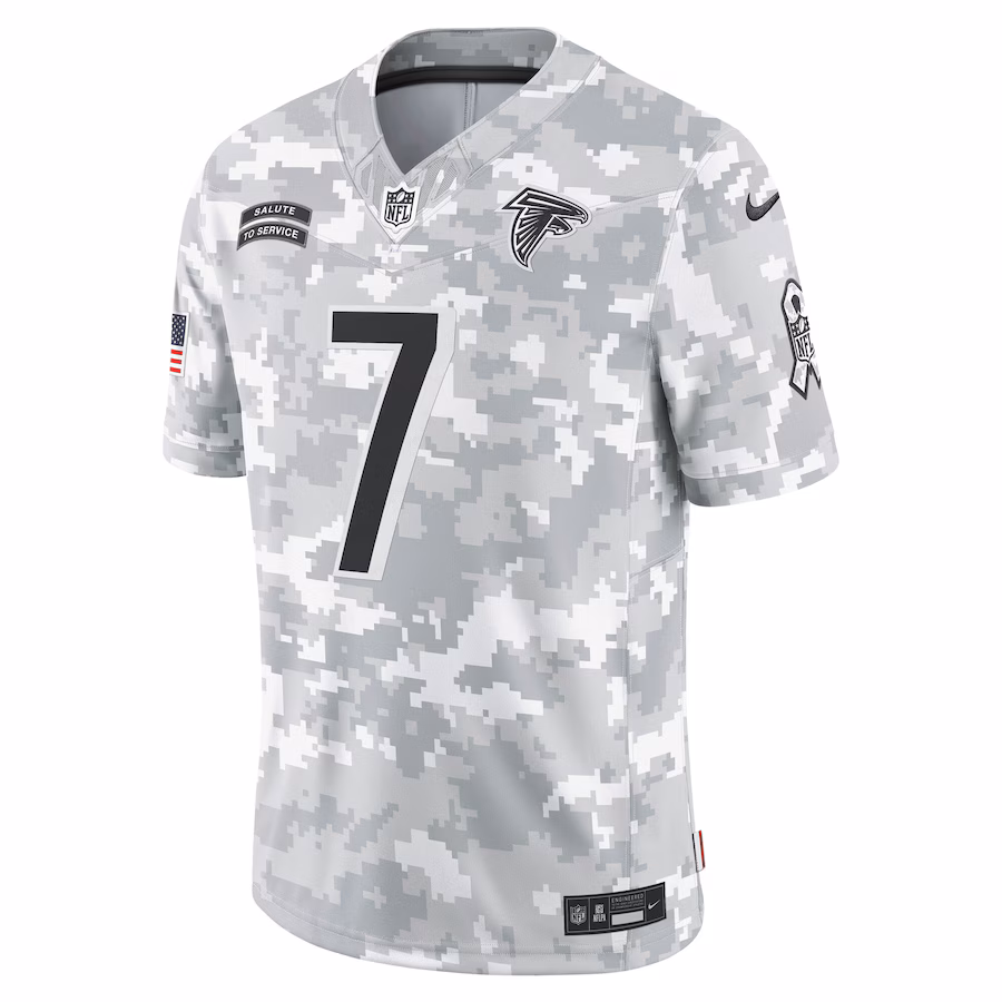 Bijan Robinson Atlanta Falcons Nike 2024 Salute to Service Limited Jersey - Arctic Camo - myjerseyhub