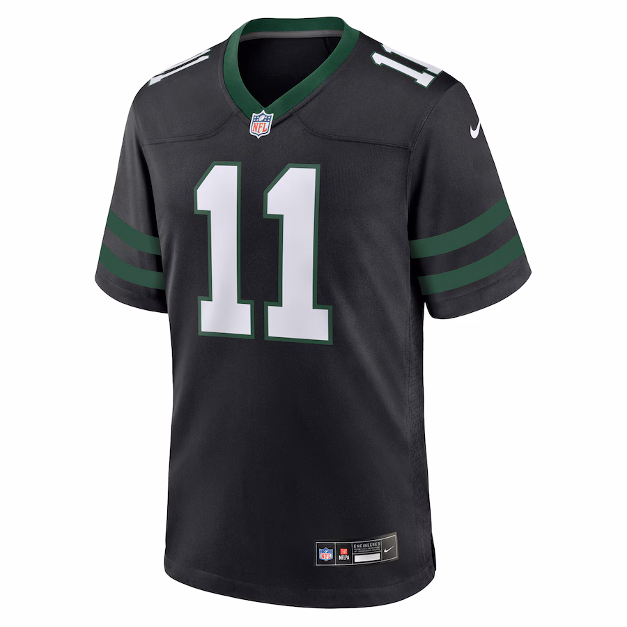 Jermaine Johnson II New York Jets Nike Alternate Game Jersey - Legacy Black - myjerseyhub
