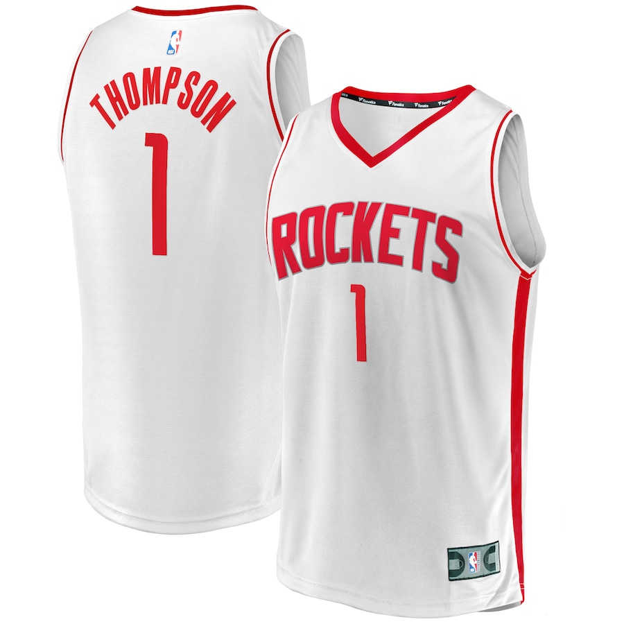 Amen Thompson Houston Rockets Fanatics Fast Break Replica Player Jersey - Association Edition - White - myjerseyhub