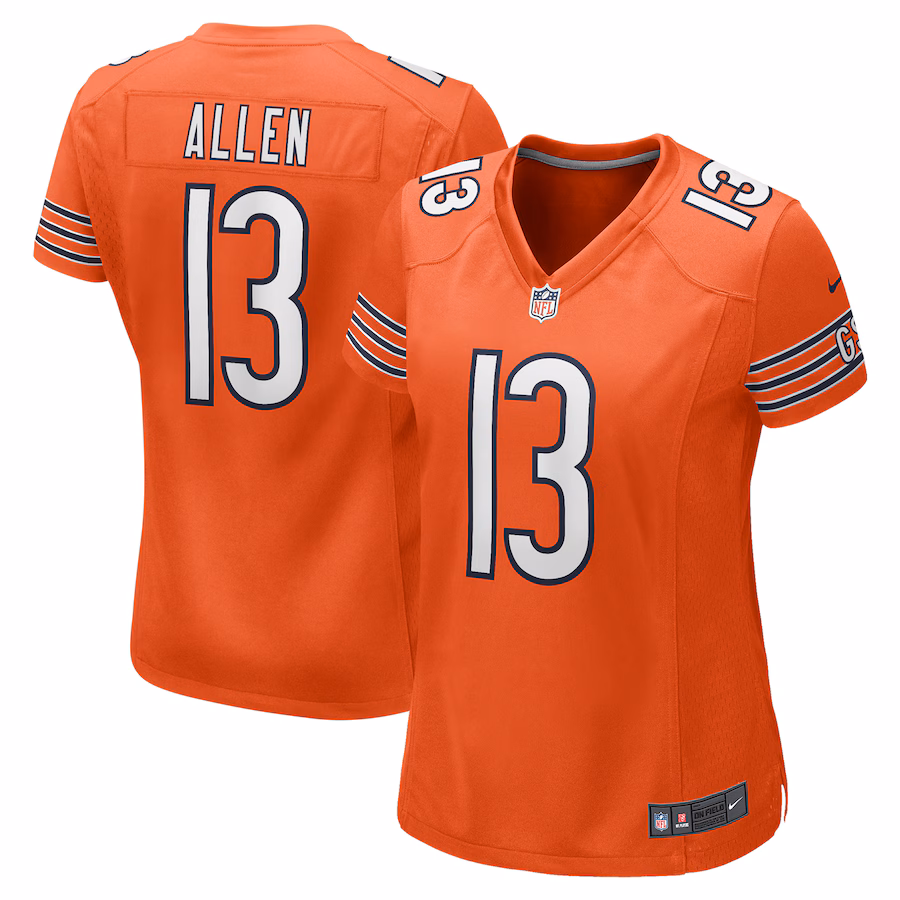 Keenan Allen Chicago Bears Nike Women's Alternate Game Jersey - Orange - myjerseyhub
