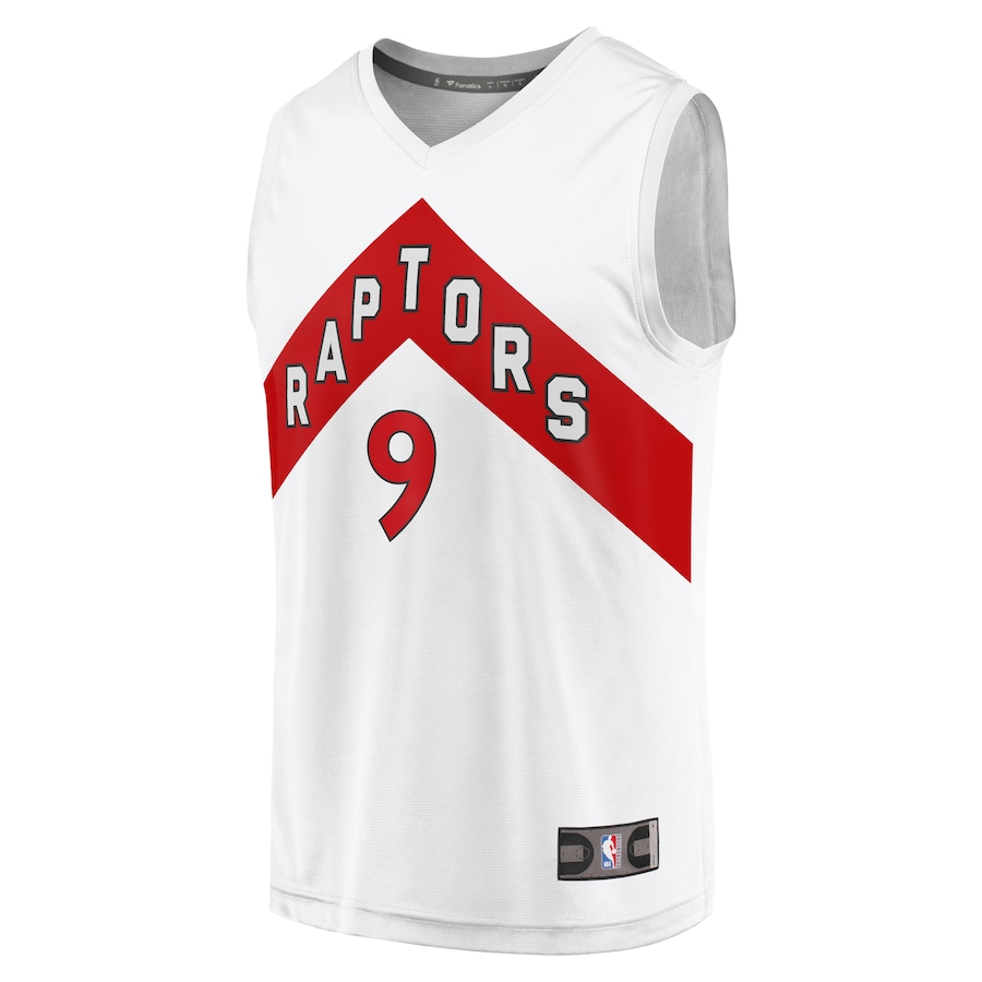 RJ Barrett Toronto Raptors Fanatics Fast Break Player Jersey - Association Edition - White - myjerseyhub