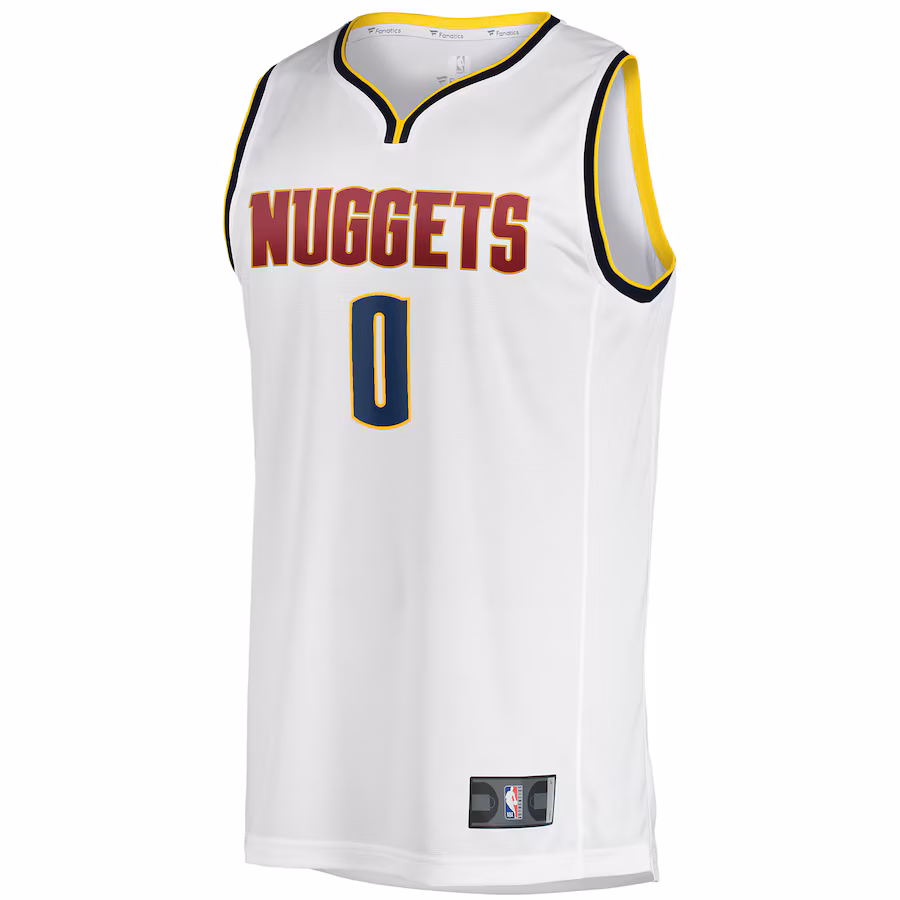 Christian Braun Denver Nuggets Fanatics Fast Break Player Jersey - Association Edition - White - myjerseyhub