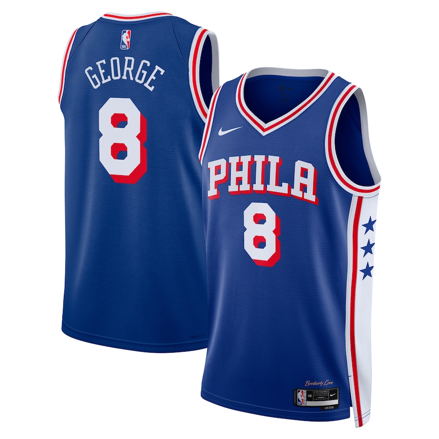 Paul George Philadelphia 76ers Nike Unisex 2024 Offseason Addition Nike Swingman Jersey - Royal - myjerseyhub