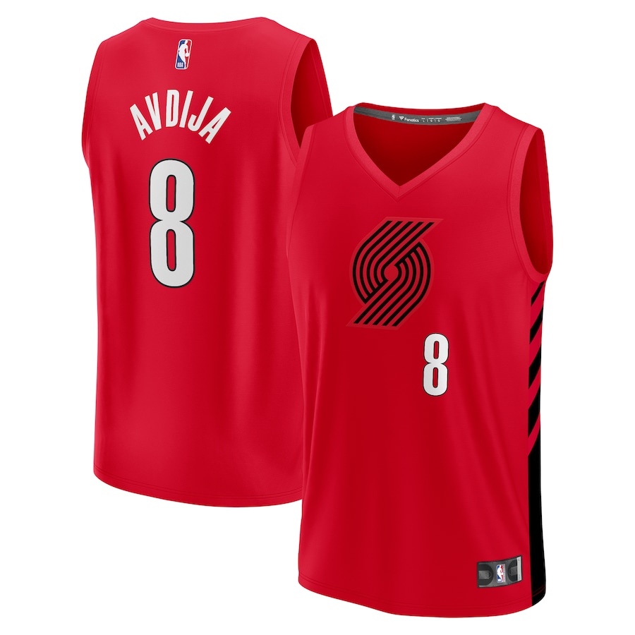 Deni Avdija Portland Trail Blazers Fanatics Fast Break Player Jersey - Statement Edition - Red - myjerseyhub