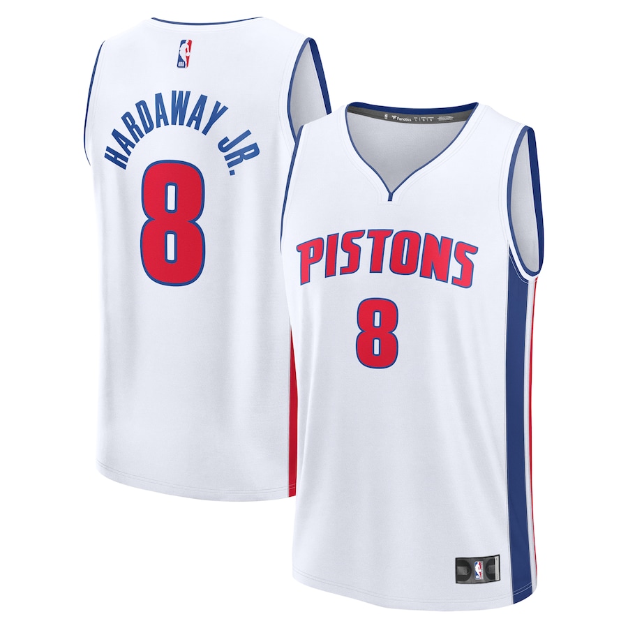 Tim Hardaway Jr. Detroit Pistons Fanatics Fast Break Replica Player Jersey - Association Edition - White - myjerseyhub