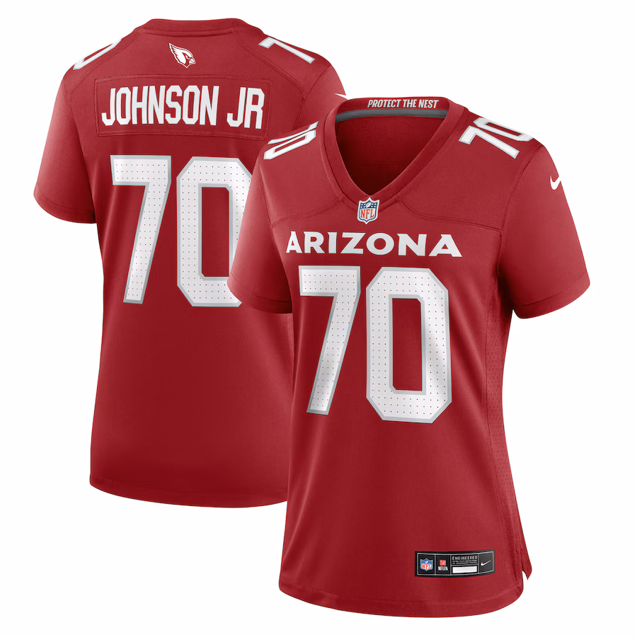 Paris Johnson Jr. Arizona Cardinals Nike Women's Game Jersey - Cardinal - myjerseyhub